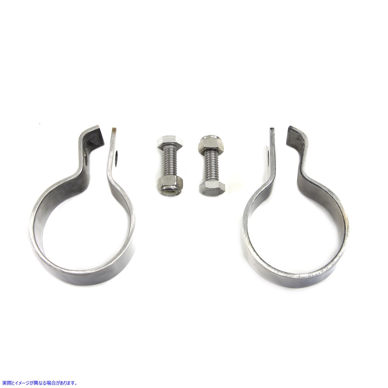 31-0318 1-7/8インチマフラーエンドクランプセットステンレススチール 1-7/8 inch Muffler End Clamp Set Stainless Steel 取寄