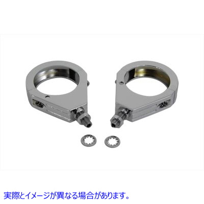 31-0323 49mmフォーク用ターンシグナルクランプキット Turn Signal Clamp Kit For 49mm Forks 取寄せ Vツイン (検索用／