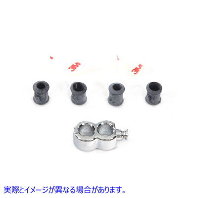 31-0338 ケーブルクランプホルダーデュアル Cable Clamp Holder Dual 取寄せ Vツイン (検索用／ Motion Pro 11-0050