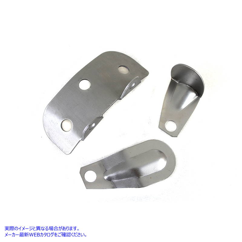 31-0355 ロースチールオイルタンクブラケットキット 取寄せ Vツイン Raw Steel Oil Tank Bracket Kit (検索用／