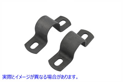 31-0457 リアフェンダーマウント U クランプパーカーライズド 取寄せ Vツイン Rear Fender Mount U-Clamps Parkerized (検索用／