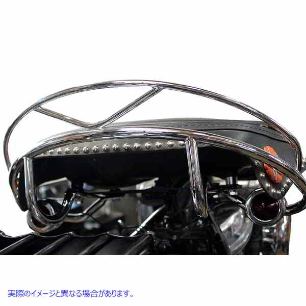 31-0507 クロームレプリカシート手すり 取寄せ Vツイン Chrome Replica Seat Handrail (検索用／91575-49