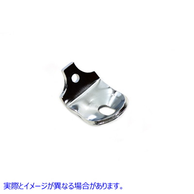 31-0586 ヘッドランプマウントブラケット クローム Headlamp Mount Bracket Chrome 取寄せ Vツイン (検索用／ Paughco 526F