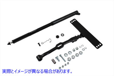 31-0616 ブラックのレプリカシートポストとTキット 取寄せ Vツイン Black Replica Seat Post and T Kit (検索用／