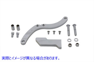 31-0647 テールランプ用クロームサイドマウントブラケット Chrome Side Mount Bracket for Tail Lamp 取寄せ Vツイン (検索用／