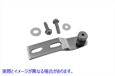 31-0653 クローム後部シートタブアセンブリ Chrome Rear Seat Tab Assembly 取寄せ Vツイン (検索用／52467-00