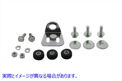 31-0685 クロームラウンドオイルタンクマウントキット Chrome Round Oil Tank Mount Kit 取寄せ Vツイン (検索用／62769-00