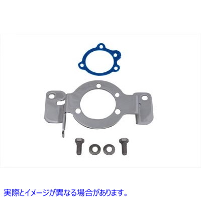 31-0686 クロームキャブレターサポートブラケット Chrome Carburetor Support Bracket 取寄せ Vツイン (検索用／