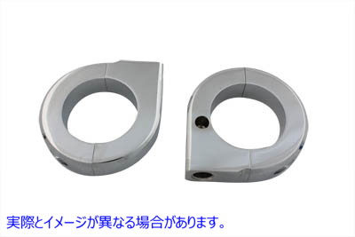 31-0698 クローム ユニバーサル マウント クランプ セット 1-3/8 インチ Chrome Universal Mount Clamp Set 1-3/8 inch 取寄せ V