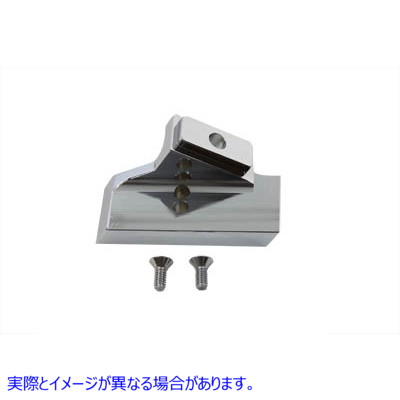 31-0714 クロームビレットサイドマウントテールランプブラケット Chrome Billet Side Mount Tail Lamp Bracket 取寄せ Vツイン (