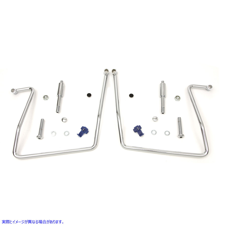 31-0818 クローム サドルバッグ サポート キット Chrome Saddlebag Support Kit 取寄せ Vツイン (検索用／90589-91D