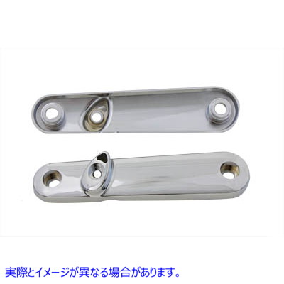 31-0964 クロームウインカーブラケットセット Chrome Turn Signal Bracket Set 取寄せ Vツイン (検索用／69577-06A