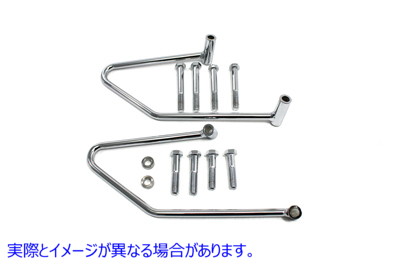 31-0970 サドルバッグサポートセット クローム Saddlebag Support Set Chrome 取寄せ Vツイン (検索用／