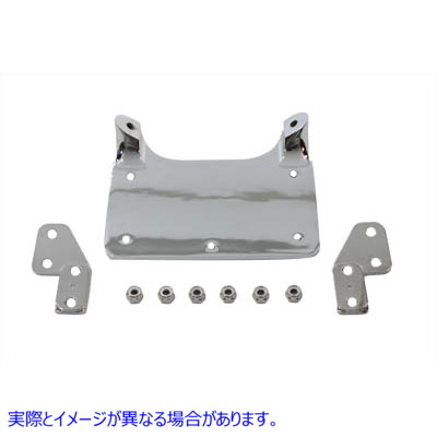 31-1006 クロームビレットナンバープレートホルダー Chrome Billet License Plate Holder 取寄せ Vツイン (検索用／