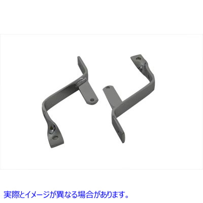 31-1206 ブレットスタイルテールランプブラケットセット クローム Bullet Style Tail Lamp Bracket Set Chrome 取寄せ Vツイン (