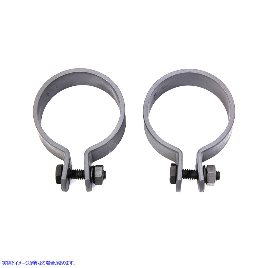 31-1322 パーカーライズド 1-7/8 インチ マフラーエンドクランプセット Parkerized 1-7/8 inch Muffler End Clamp Set 取寄せ V