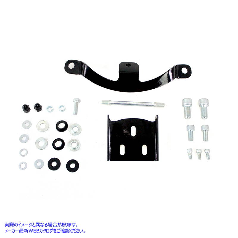 31-1542 ソロシート ソリッド マウント キット ブラック 取寄せ Vツイン Solo Seat Solid Mount Kit Black (検索用／52100016