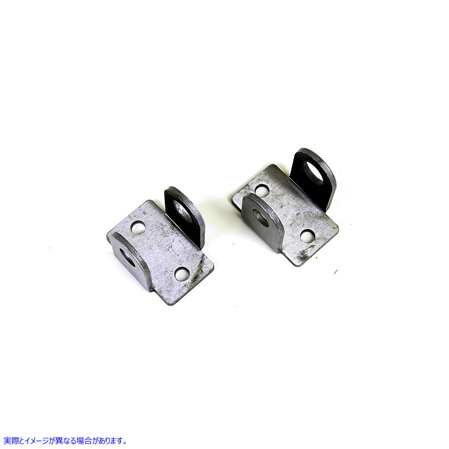 31-1550 Servi-Car アッパーショックブラケットセット パーカーライズド 取寄せ Vツイン Servi-Car Upper Shock Bracket Set Par