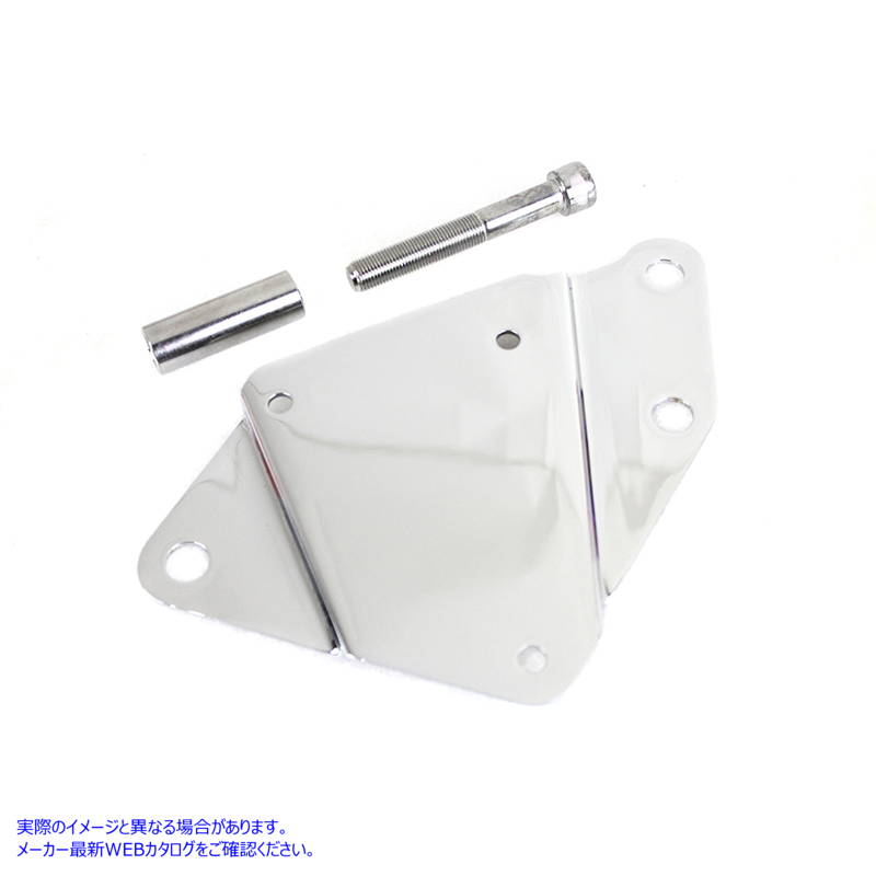 31-1989 工具箱ブラケット左側 クローム Tool Box Bracket Left Side Chrome 取寄せ Vツイン (検索用／64205-89A