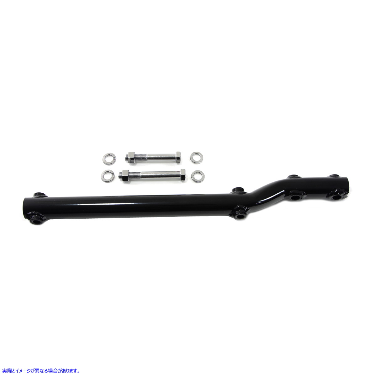 31-2117 右側ブラックマフラーサポート 取寄せ Vツイン Right Side Black Muffler Support (検索用／65318-58A