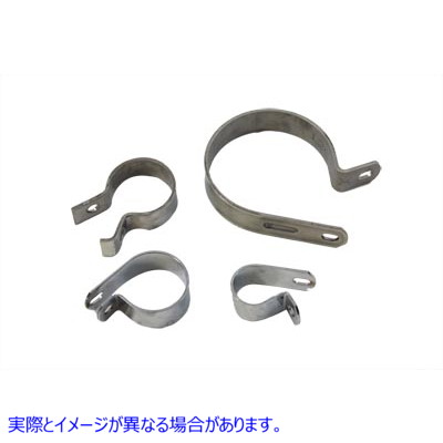 31-2127 ステンレス製エキゾーストクランプキット 取寄せ Vツイン Stainless Steel Exhaust Clamp Kit (検索用／