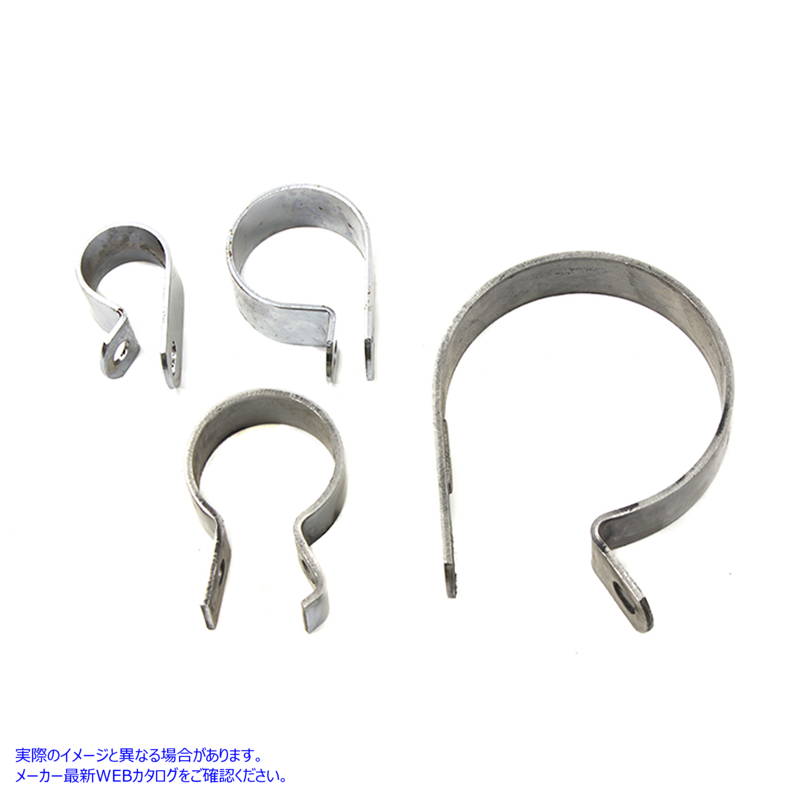 31-2143  取寄せ Vツイン Stainless Steel Exhaust Clamp Kit (検索用／
