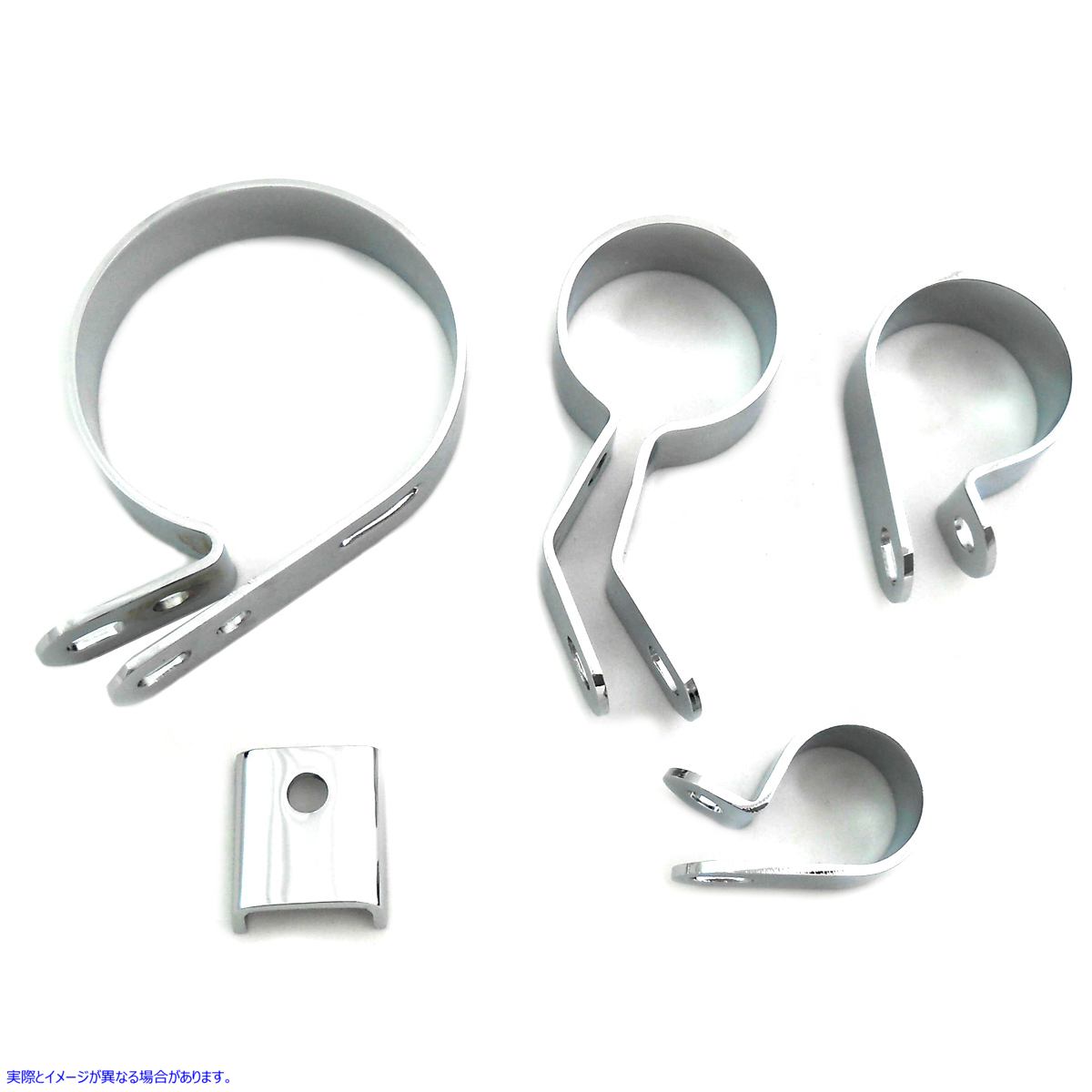 31-3951 クロームエキゾーストクランプキット 取寄せ Vツイン Chrome Exhaust Clamp Kit (検索用／65512-37 65293-50