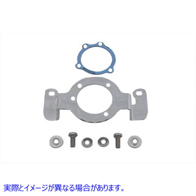 31-3962 エアクリーナーブラケット クローム Air Cleaner Bracket Chrome 取寄せ Vツイン (検索用／