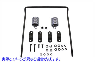 31-3973 ブラック補助シートスプリングキット 取寄せ Vツイン Black Auxiliary Seat Spring Kit (検索用／52562-33