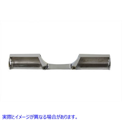 31-3987 クロム13インチターンシグナルマウントバーリア Chrome 13 inch Turn Signal Mount Bar Rear 取寄せ Vツイン (検索用／91778-85 V-Twin