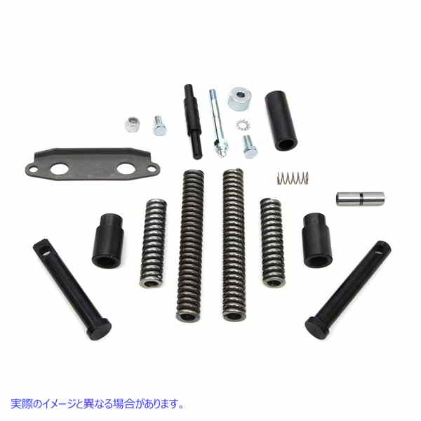 31-4024 ブラック仕上げシートプランジャーキット 取寄せ Vツイン Black Finish Seat Plunger Kit (検索用／