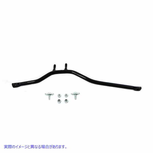 31-4052 1-3/4 インチエキゾーストパイプマウントブラケットブラック 取寄せ Vツイン 1-3/4 inch Exhaust Pipe Mount Bracket Bl