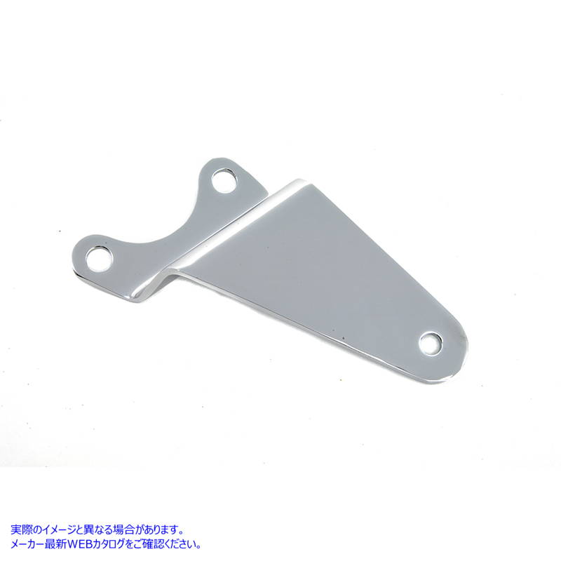 31-4186 クロムバッテリートレイキャリアブラケット 取寄せ Vツイン Chrome Battery Tray Carrier Bracket (検索用／66214-71