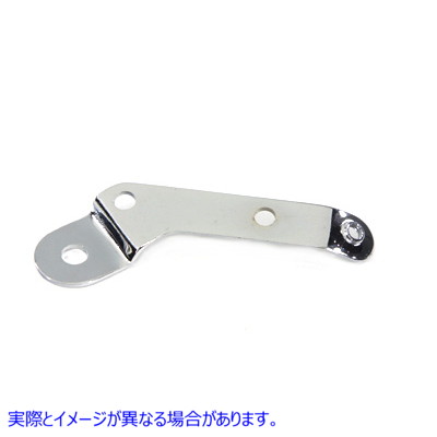 31-5013 クロームトランペットホーンフロントブラケット 取寄せ Vツイン Chrome Trumpet Horn Front Bracket (検索用／56628-54