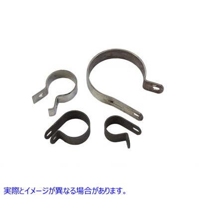 31-9005 パーカーライズド エキゾースト クランプ キット 取寄せ Vツイン Parkerized Exhaust Clamp Kit (検索用／