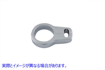 31-9943 スロットルケーブルクランプ クローム Throttle Cable Clamp Chrome 取寄せ Vツイン (検索用／