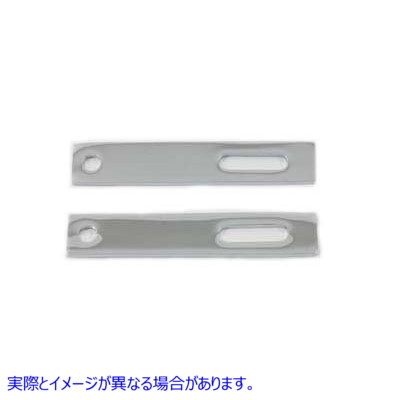 31-9972 クローム 4-3/4 インチ エキゾースト ブラケット セット Chrome 4-3/4 inch Exhaust Bracket Set 取寄せ Vツイン (検索