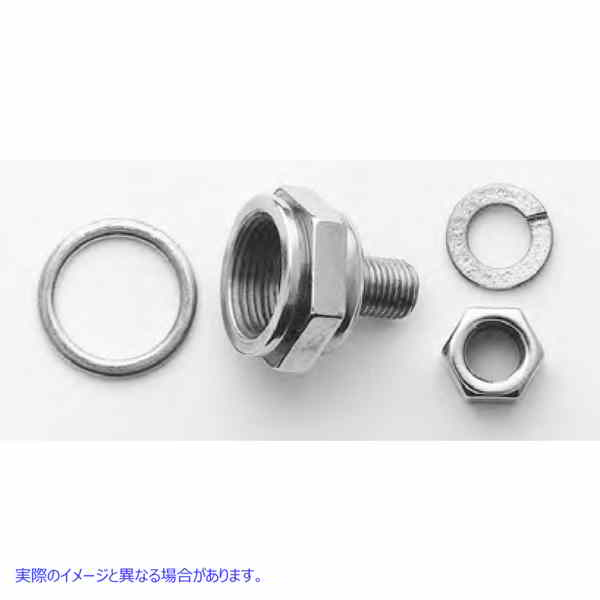 3122-4 キャブレターボウルロックナットキット 取寄せ Vツイン Carburetor Bowl Lock Nut Kit (検索用／27375-29 Colony