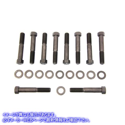 3127-20 パーカーライズド ヘッドボルト キット 取寄せ Vツイン Parkerized Headbolt Kit (検索用／ Colony