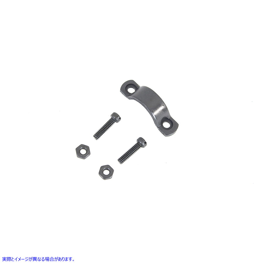 3131-5 フロントブレーキハンドレバーブラケットクランプキット 取寄せ Vツイン Front Brake Hand Lever Bracket Clamp Kit (検