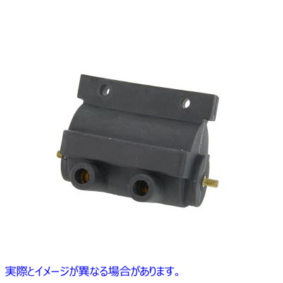 32-0128 Volt Tech ブラック 12 ボルト デュアル ファイア コイル 取寄せ Vツイン Volt Tech Black 12 Volt Dual Fire Coil (検