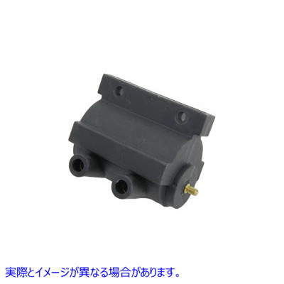 32-0129 Volt Tech ブラック 12 ボルト デュアル ファイア コイル 取寄せ Vツイン Volt Tech Black 12 Volt Dual Fire Coil (検