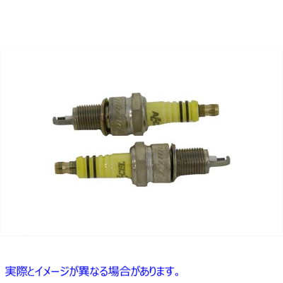 32-0148 アクセル U 溝スパーク プラグ セット 取寄せ Vツイン Accel U-Groove Spark Plug Set (検索用／ Accel 2417