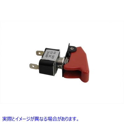 32-0188 トグルスイッチ 20 アンペア、赤いキャップ付き Toggle Switch 20 Amp with Red Cap 取寄せ Vツイン (検索用／