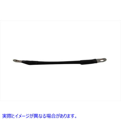 32-0325 バッテリーケーブル8インチブラックネガ Battery Cable 8 inch Black Negative 取寄せ Vツイン (検索用／70011-81 V-Twin