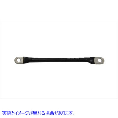 32-0327 バッテリー ケーブル 7/3-4 インチ ブラック アース Battery Cable 7/3-4 inch Black Ground 取寄せ Vツイン (検索用／7