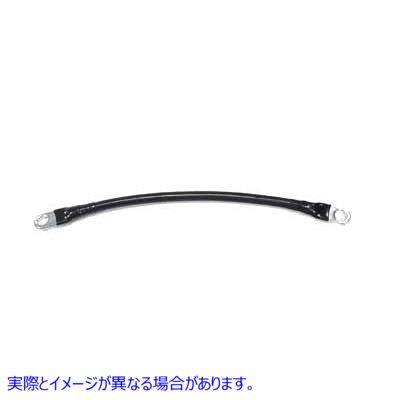 32-0328 バッテリー ケーブル 11-1/2 インチ ブラック アース Battery Cable 11-1/2 inch Black Ground 取寄せ Vツイン (検索用