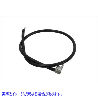 32-0334 バッテリーケーブル 31-3/4 インチ ブラック ポジティブ Battery Cable 31-3/4 inch Black Positive 取寄せ Vツイン (検