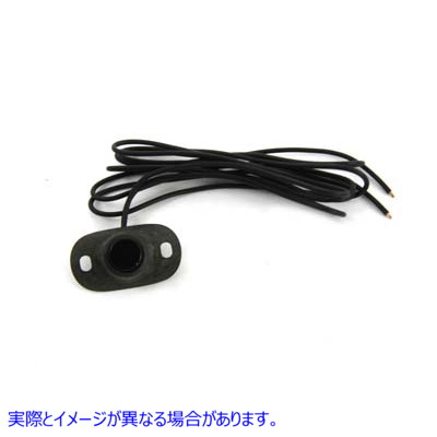 32-0344 パーカーライズド 2 ワイヤー ホーン スイッチ ボタン 取寄せ Vツイン Parkerized Two Wire Horn Switch Button (検索用