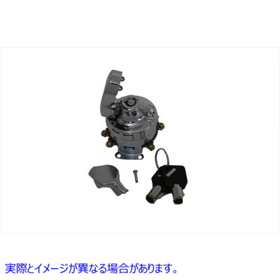 32-0482 ヒンジイグニッションスイッチ 6端子クローム Hinge Ignition Switch 6 Terminal Chrome 取寄せ Vツイン (検索用／